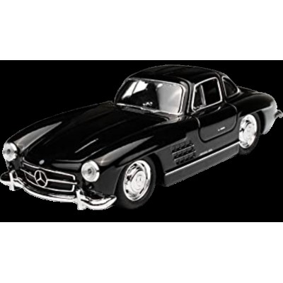 Masinuta die cast mercedes-benz 300sl coupé 1954, scara 1:36, 12.8 cm, negru