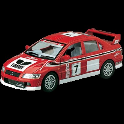 Masinuta die cast de curse, scara 1:36, 12.5 cm, mitsubishi lancer evolution