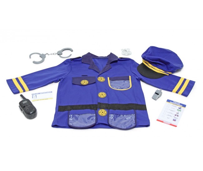 Costum carnaval copii ofiter de politie melissa and doug