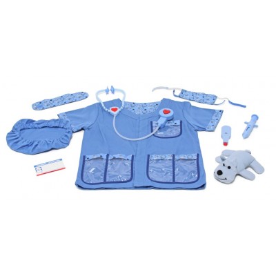 Costum carnaval copii medic veterinar melissa and doug