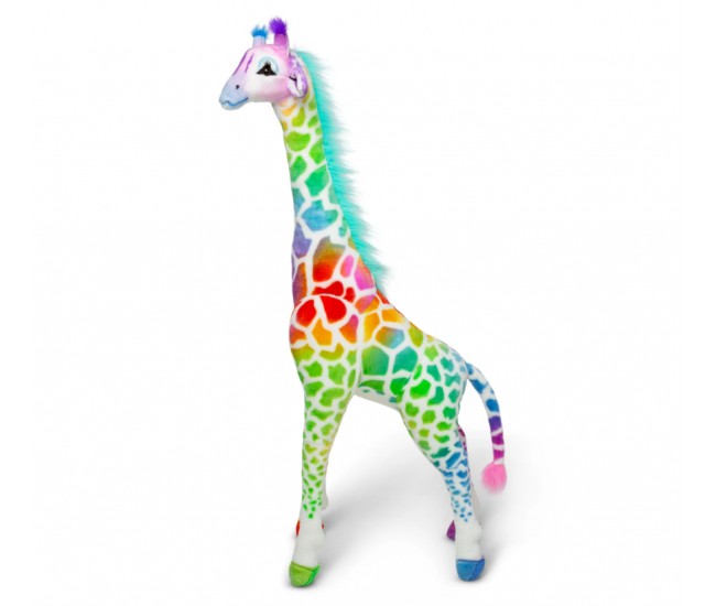 Melissa&doug - girafa gigant din plus rainbow