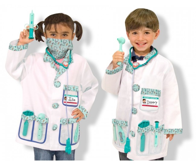 Costum carnaval copii medic melissa and doug