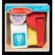 Set de joaca alimente lactate, din lemn, 5 piese, 2 ani+, melissa&doug 95207