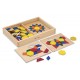 Sabloane si forme geometrice din lemn melissa and doug