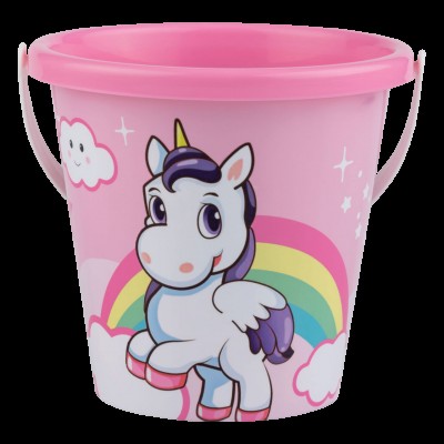 Galetusa unicorn pentru apa si nisip, diametru 17 cm, inaltime 16 cm