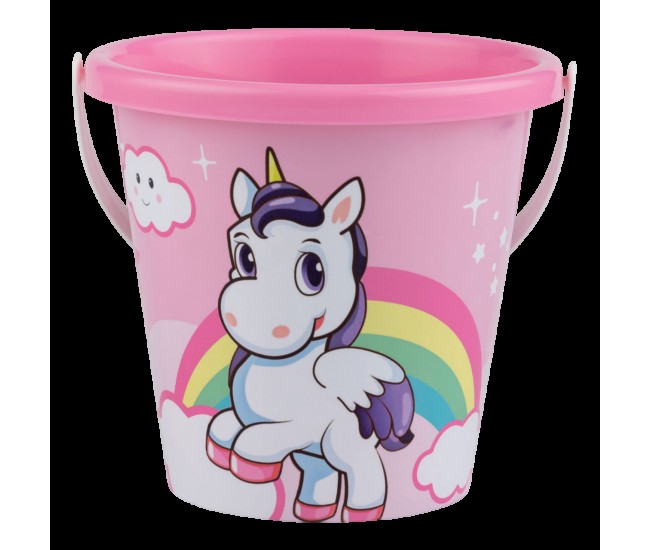 Galetusa unicorn pentru apa si nisip, diametru 17 cm, inaltime 16 cm