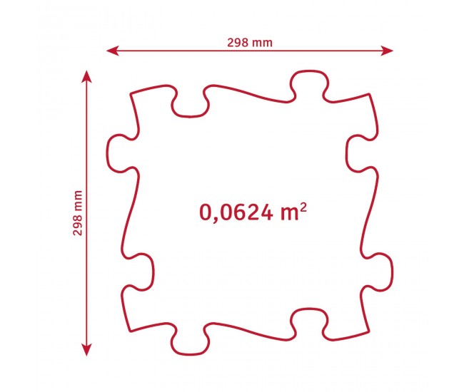 Covoras ortopedic senzorial puzzle set pentru caini