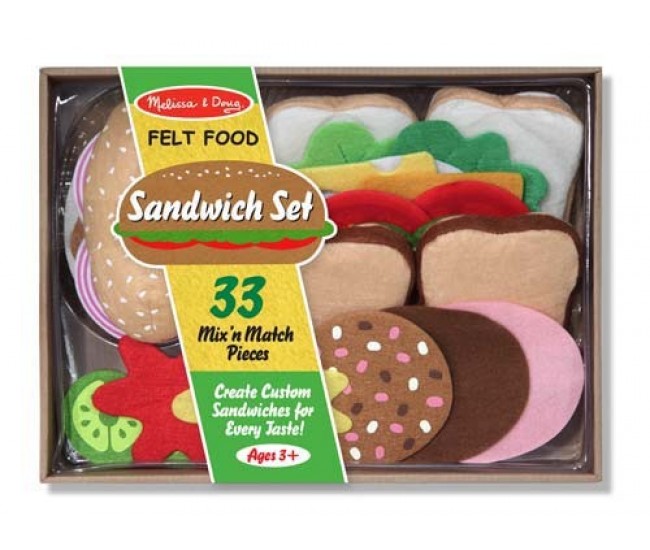 Melissa & doug - set de joaca sandwich