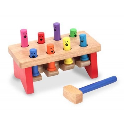 Banc de lucru cu ciocanel deluxe melissa and doug