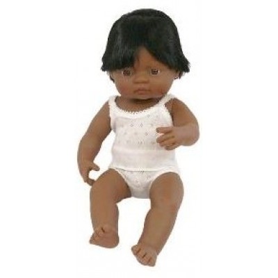 Papusa baby hispanic baiat miniland 38cm