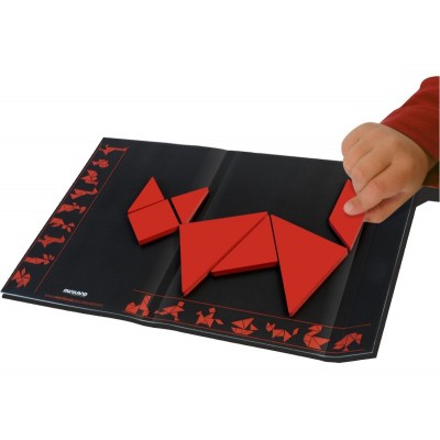 Tangram magnetic miniland