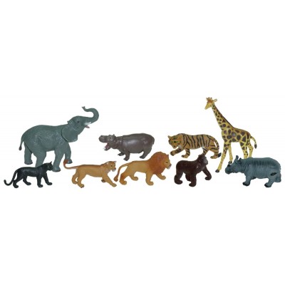 Animale salbatice set de 9 figurine - miniland