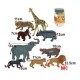 Animale salbatice set de 9 figurine - miniland