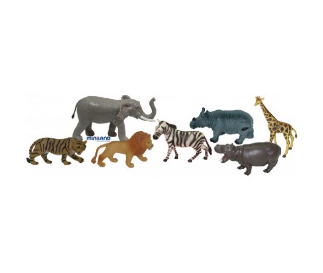 Animale salbatice set de 7 figurine - miniland