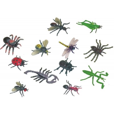 Set de 12 figurine insecte miniland