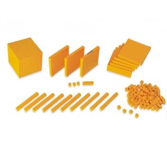 Joc educativ baza 10 set 121 piese la cutie  miniland