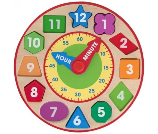 Ceas sortator de forme melissa and doug