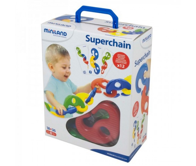 Joc superchain 16 piese miniland