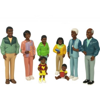 Figurine familie africana miniland