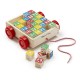 Melissa and doug - carucior cu cuburi abc