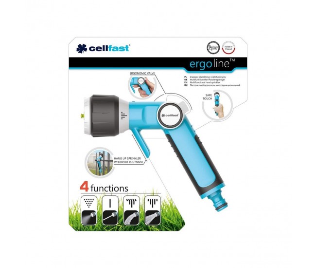 Pistol stropit gradina profesional, tip dus, 4 moduri, multifunctional, Ergo, Cellfast