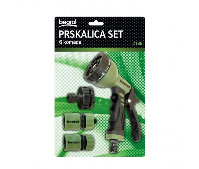 Pistol stropit gradina, tip dus, 9 moduri, cu accesorii, Beorol