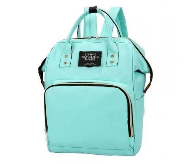 Geanta/rucsac pentru mamici, bebelus, impermeabila, verde, 30 L, max 15 kg, 36x51 cm, Isotrade