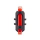 Stop pentru bicicleta, LED, 4 moduri iluminare, plastic, incarcare USB, 3.3x2.3x7.5 cm, Trizand 