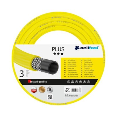 Furtun de gradina, 3 straturi, 1/2, 50 m, Cellfast Plus