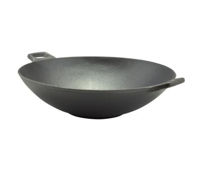 Vas de fonta tip Wok, 37x10 cm, Perfect Home 