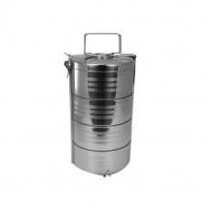 Recipiente pentru transport mancare, inox, set 4 buc, 4x1050 ml, Perfect Home 