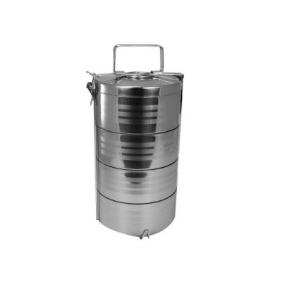 Recipiente pentru transport mancare, inox, set 4 buc, 4x1050 ml, Perfect Home 