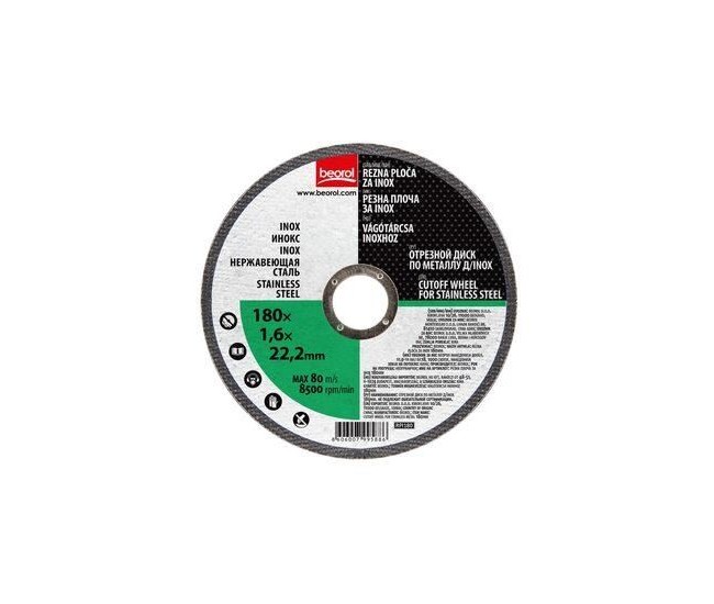 Disc debitat inox, 180x1.6 mm, Beorol