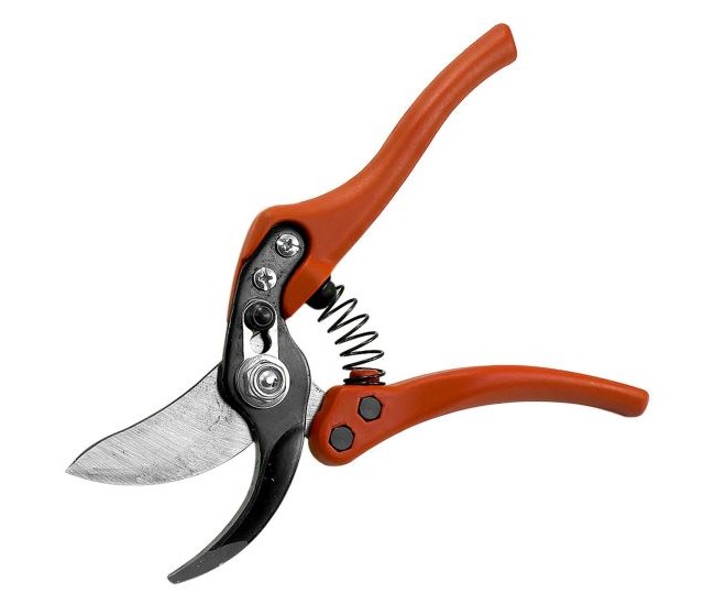 Foarfeca gradina premium, tip bypass, forjata, pentru vita vie, pomi, trandafiri, 23 cm, Strend Pro