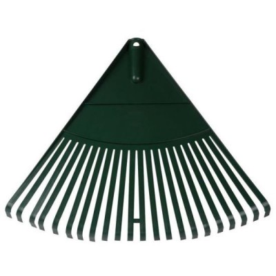 Grebla pentru frunze, gradina, fara coada, PVC, 22 dinti, 49 cm 