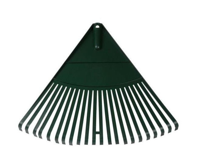 Grebla pentru frunze, gradina, fara coada, PVC, 22 dinti, 49 cm 