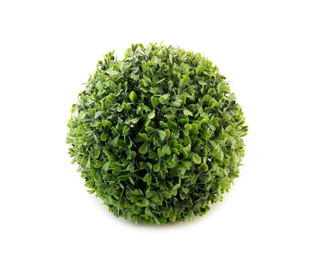 Arbust artificial, forma sferica, buxus, diametru 23 cm