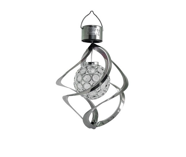 Lampa solara pentru gradina, 1 LED multicolor, 16 cm, Acamar