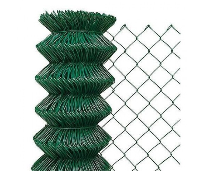 Gard de gradina Retic, pvc, verde, 60 mm, 2 mm, inaltime 1.6 m