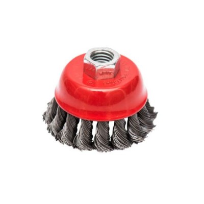 Perie sarma, tip cupa, cu toroane, M14, 65 mm, Beorol