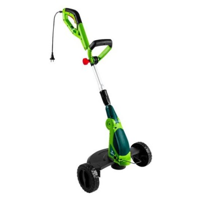 Motocoasa, trimmer, pentru tuns iarba, electric, cu 2 roti, 550 W, 32 cm, Verto