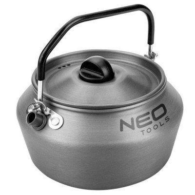 Ibric, ceainic, turistic, camping, aluminiu, 800 ml, 15.2x9.6 cm, NEO