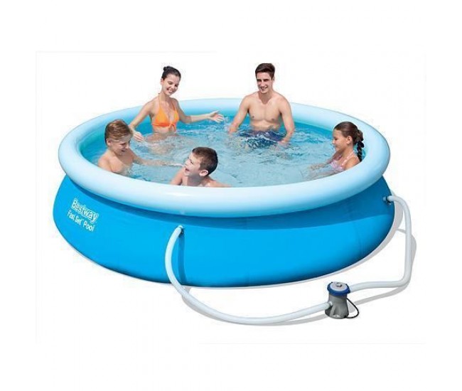 Piscina rotunda gonflabila cu filtru, 305x76 cm, Bestway