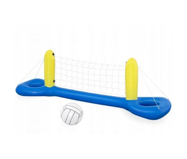 Set volei pentru piscina, cu fileu si minge, 244x64 cm, Bestway