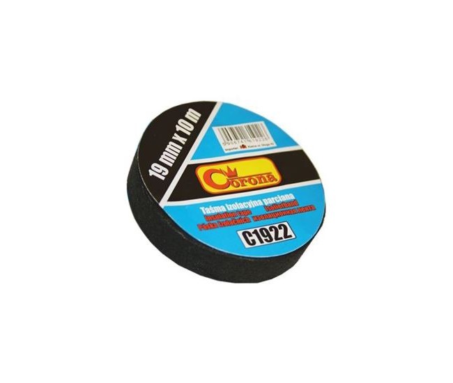 Banda izolat, 10 m x 19 mm, fibra neagra, RICHMANN