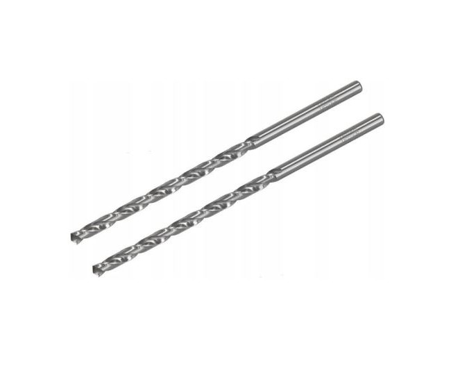 Burghiu pentru metal, lung, set 2 buc, 2.5x95 mm, Drel