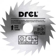 Disc circular 125 mm 24T, DREL