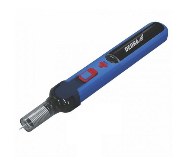 Pistol de lipit electric, 36 W, reincarcabil, portabil, incarcare USB, 1 mm, Dedra