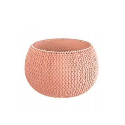 Ghiveci decorativ pentru flori, rotund, piersica, 29x19.5 cm, Splofy Bowl 