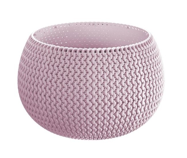 Ghiveci decorativ pentru flori, rotund, mov, 29x19.5 cm, Splofy Bowl 